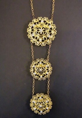 Imagination Golden Emblem Necklace Imagination Golden Emblem Necklace