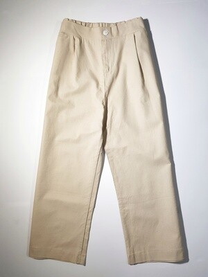 Cotton Linen Straight Cut Pants