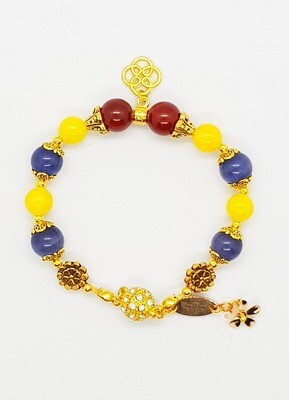Bracelet Natural Stone Beads (Fuyu Kofuku ~ Citrine Stone Beads) Bracelet Natural Stone Beads (Fuyu Kofuku ~ Citrine Stone Beads)