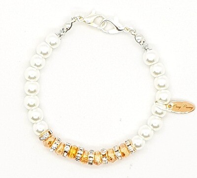Bracelet & Face Cover Extender - Dual Function (Hyejin Silver White Pearl Beads) Bracelet & Face Cover Extender - Dual Function (Hyejin Silver White Pearl Beads)