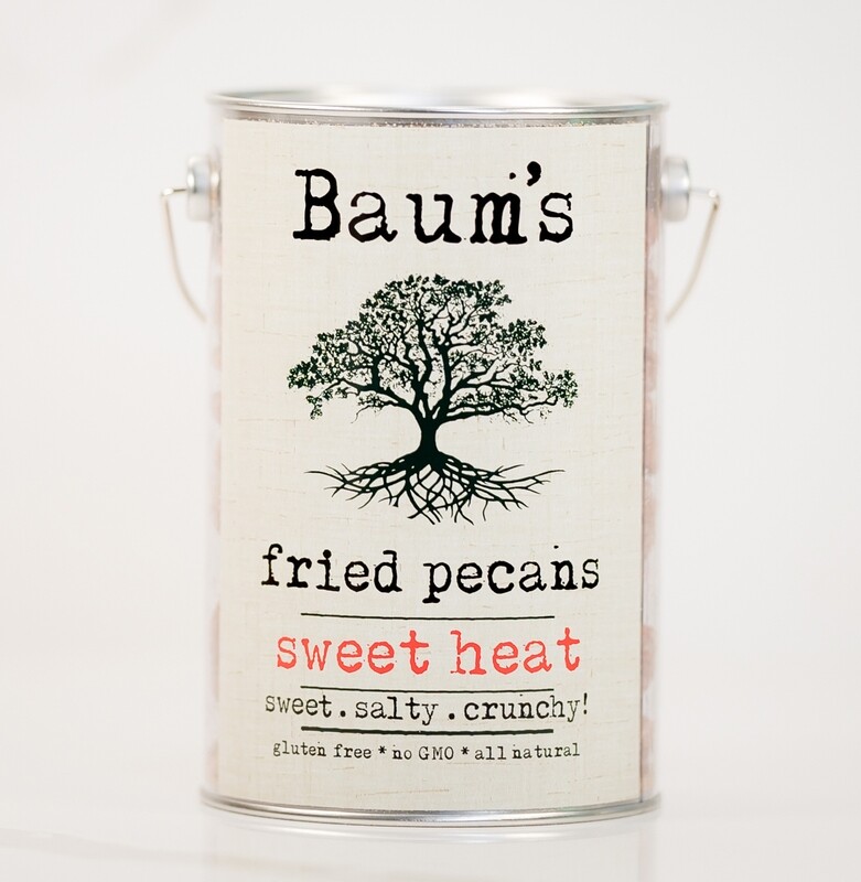 Baum&#39;s Fried Pecans &quot;Sweet Heat&quot; Gift Pail