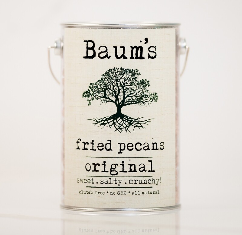Baum&#39;s Fried Pecans &quot;Original&quot; Gift Pail