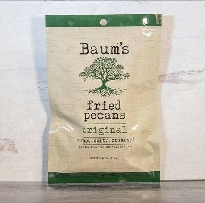 Baum's Fried Pecans "Original" 4 oz.