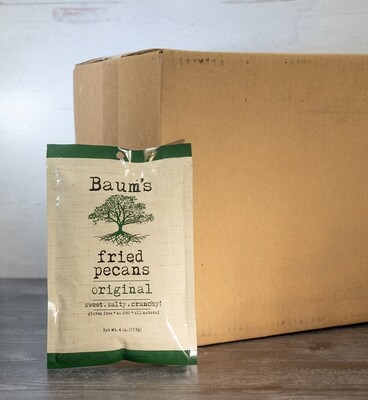 Baum's Fried Pecans "Original" 4 oz. Case - 48 pack