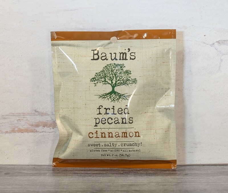 Baum&#39;s Fried Pecans &quot;Cinnamon&quot; 2 oz.