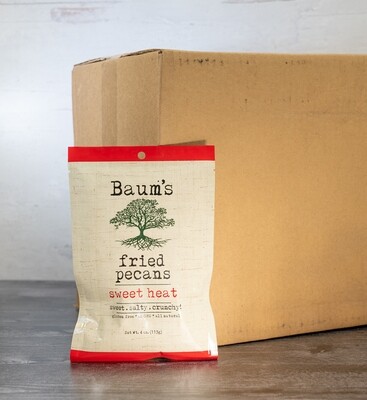 Baum's Fried Pecans "Sweet Heat" 4 oz. Case - 48 pack