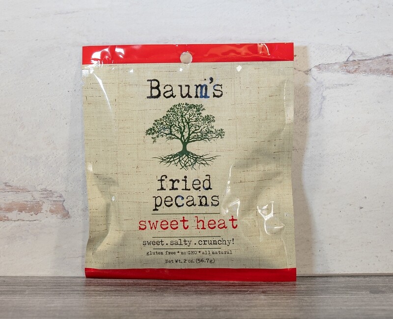 Baum&#39;s Fried Pecans &quot;Sweet Heat&quot; 2 oz.
