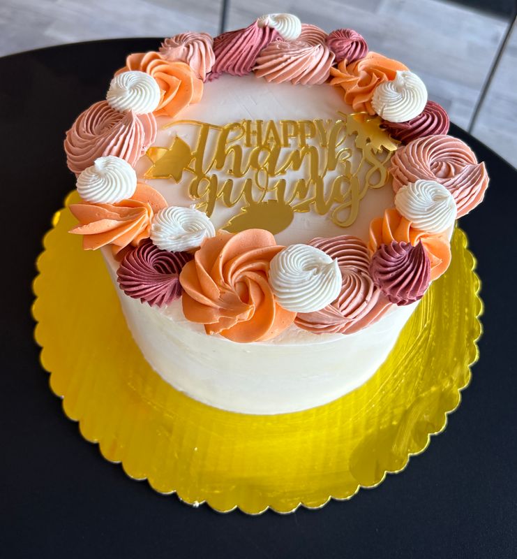 Thanksgiving Theme Cake