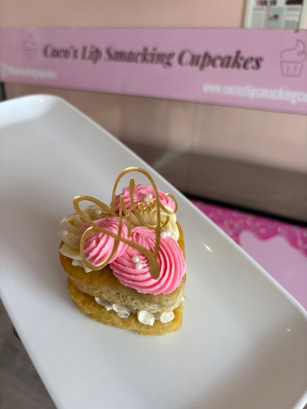 Mother's Day Mini Heart Cake