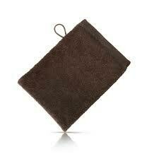 Organic Cotton Towelling Mitt In Cacao
