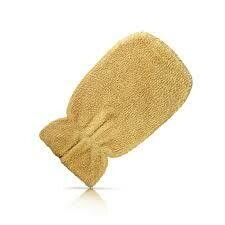 Organic Cotton Facial Mitt With Knitted Cuff