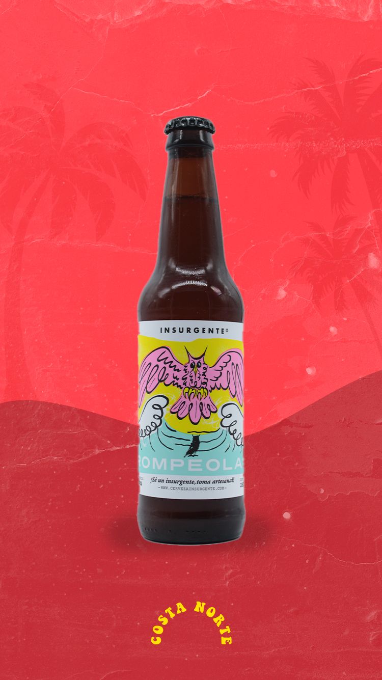 Insurgente Rompeolas IPA Botella 12 oz / 355 ml