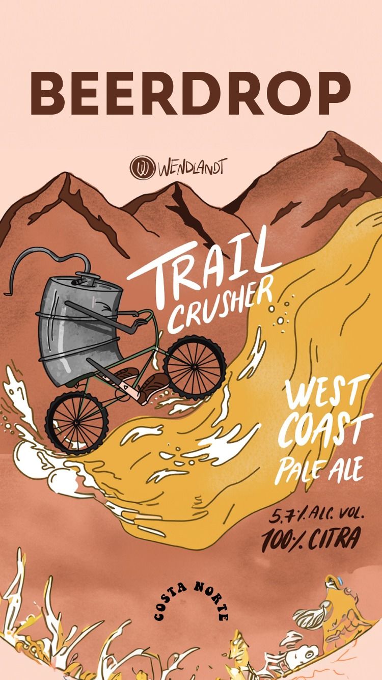 Wendlandt Trail Crusher West Coast Pale Ale Lata 12 oz / 355 ml