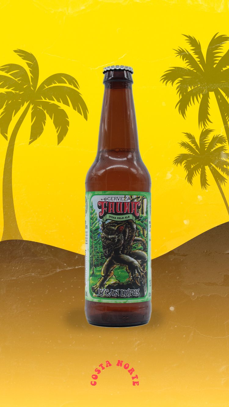 Fauna Lycan Lupus IPA Botella 12 oz / 355 ml