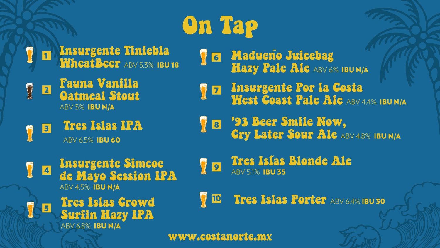 ON TAP 8 De Mayo
