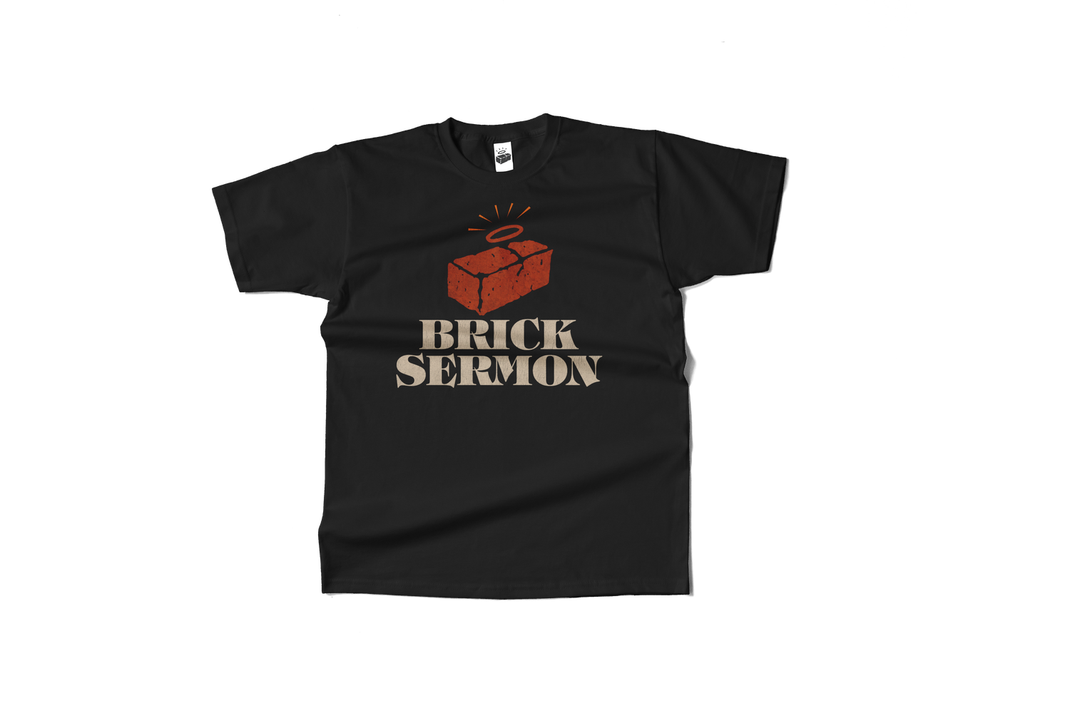 Brick Sermon Tee – “Street gospel in cotton form”