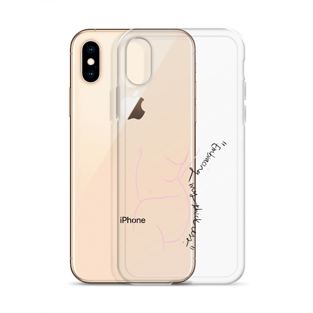 Curves Clear iPhone Case