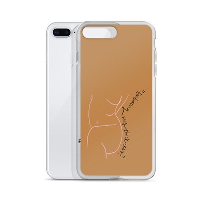 Curves Brown iPhone Case