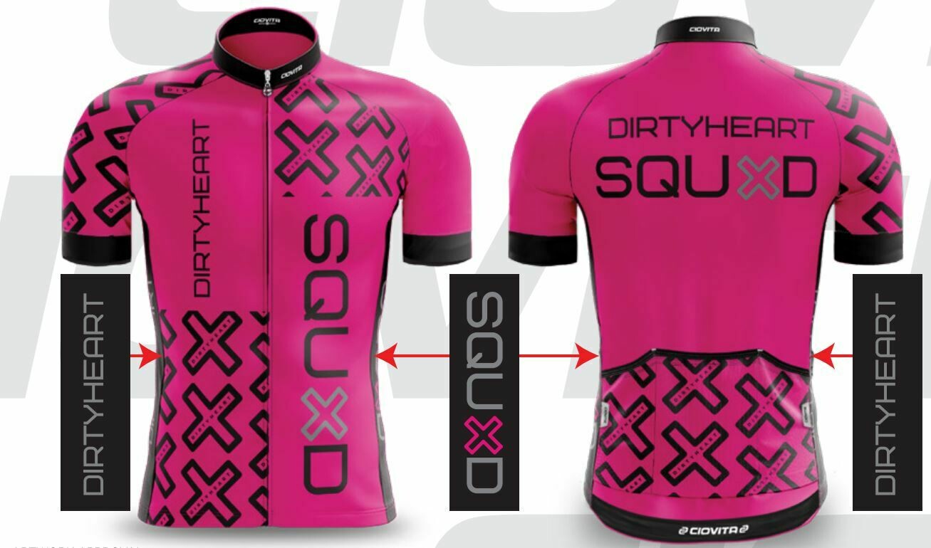 DirtyHeart Squad Premium Cycling Jersey