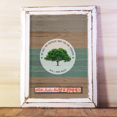 A2 Rustic wooden frames - 42 cm x 59.4 cm Photo size (16.53 x 23.39 inches)