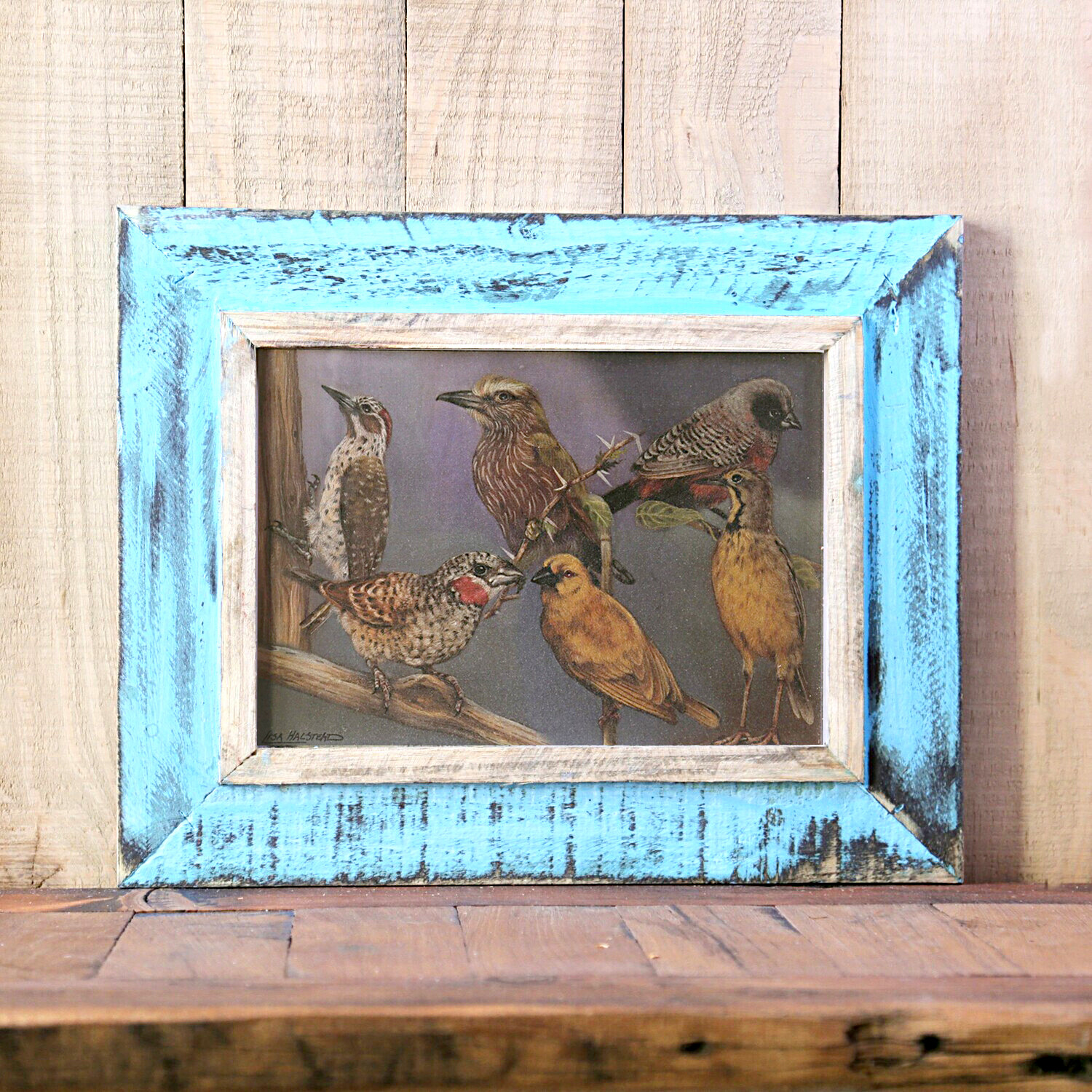 A4 Rustic wooden frame - 21 cm x 30 cm (8.3 x 11.8 inches)