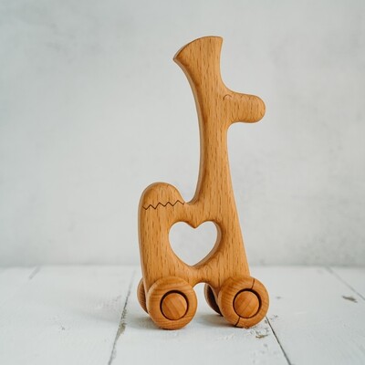 Деревянная игрушка каталка «Верблюд»