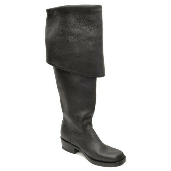 Jack Sparrow Smooth Black Boots