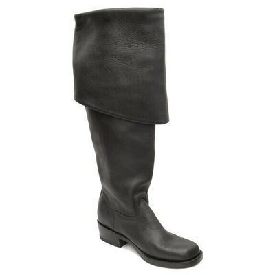 Jack Sparrow Smooth Black  POTC Boots