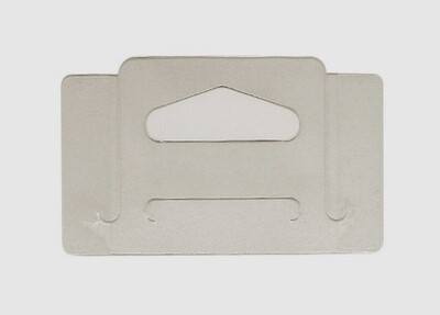 Slot Style Fold-Up Hang Tab - RL72-011 - 4,000 per roll