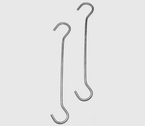 C Hooks 4"-Double - Pack of 50