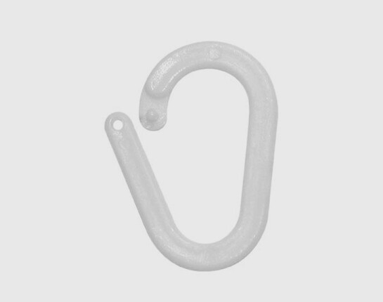Snap Ring-Oval- White- Pack of 500