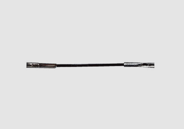 NAP9058B-1 Black Elastic Barbed Cord 8" - Pack of 200