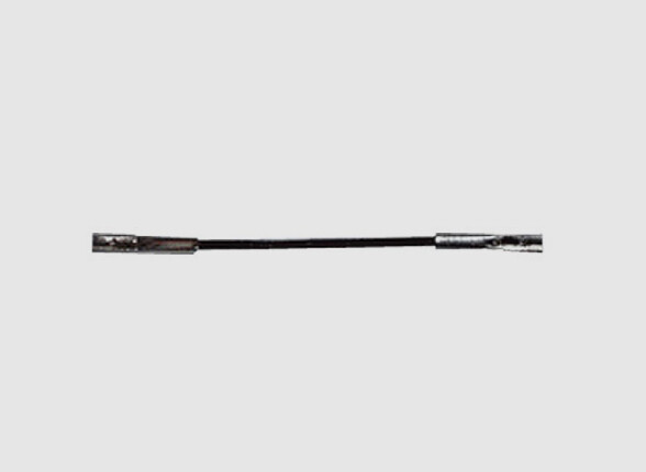 NAP9056B-1 Black Elastic Barbed Cord 6" - Pack of 200