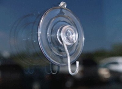 Suction Cup with Metal Hook-Small