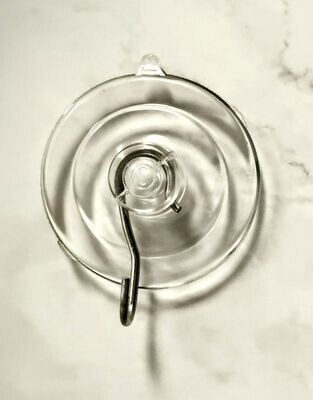 Suction Cups with Metal Hooks-Medium Suction Cups with Metal Hooks-Medium