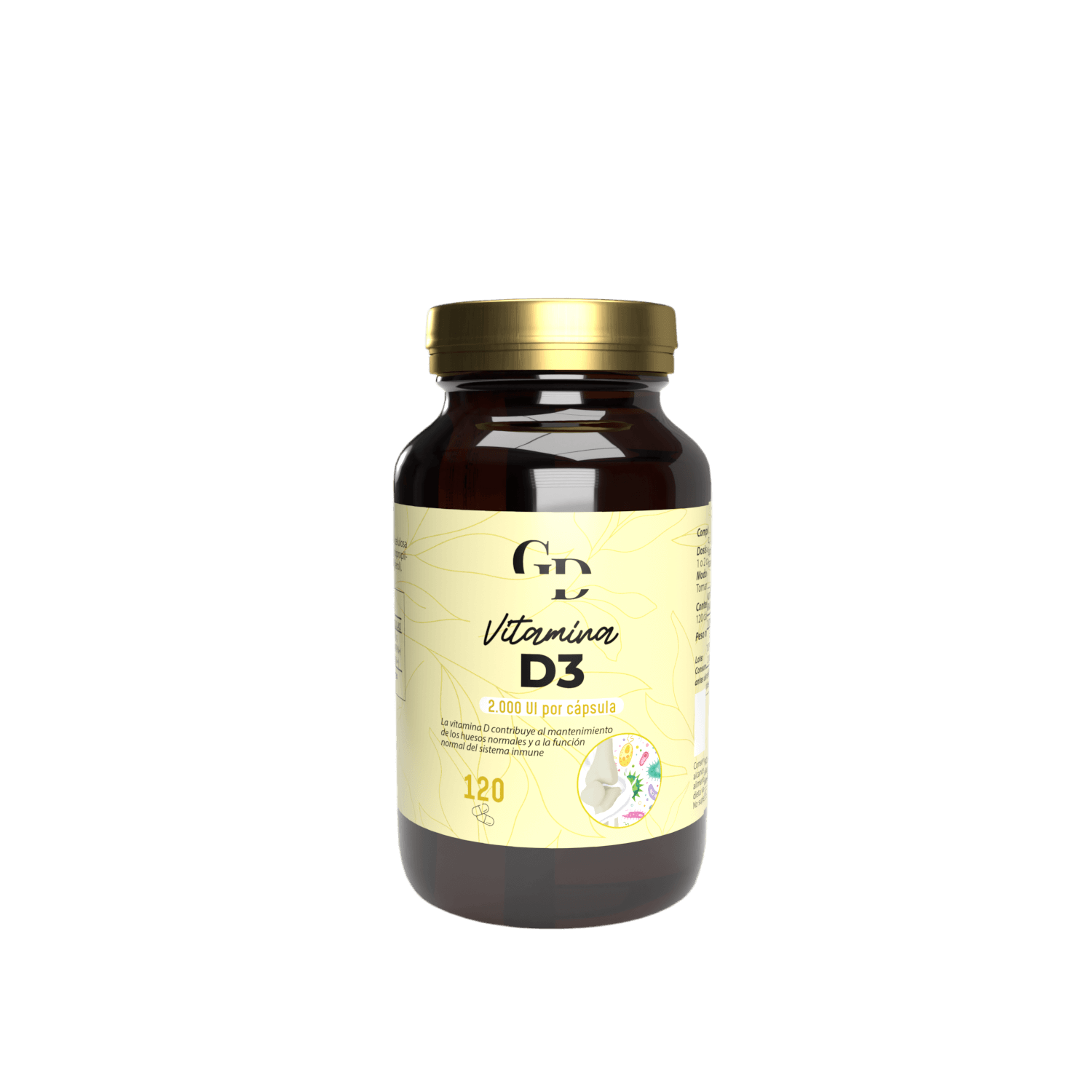 VITAMINA D3 (120 CÁPSULAS)