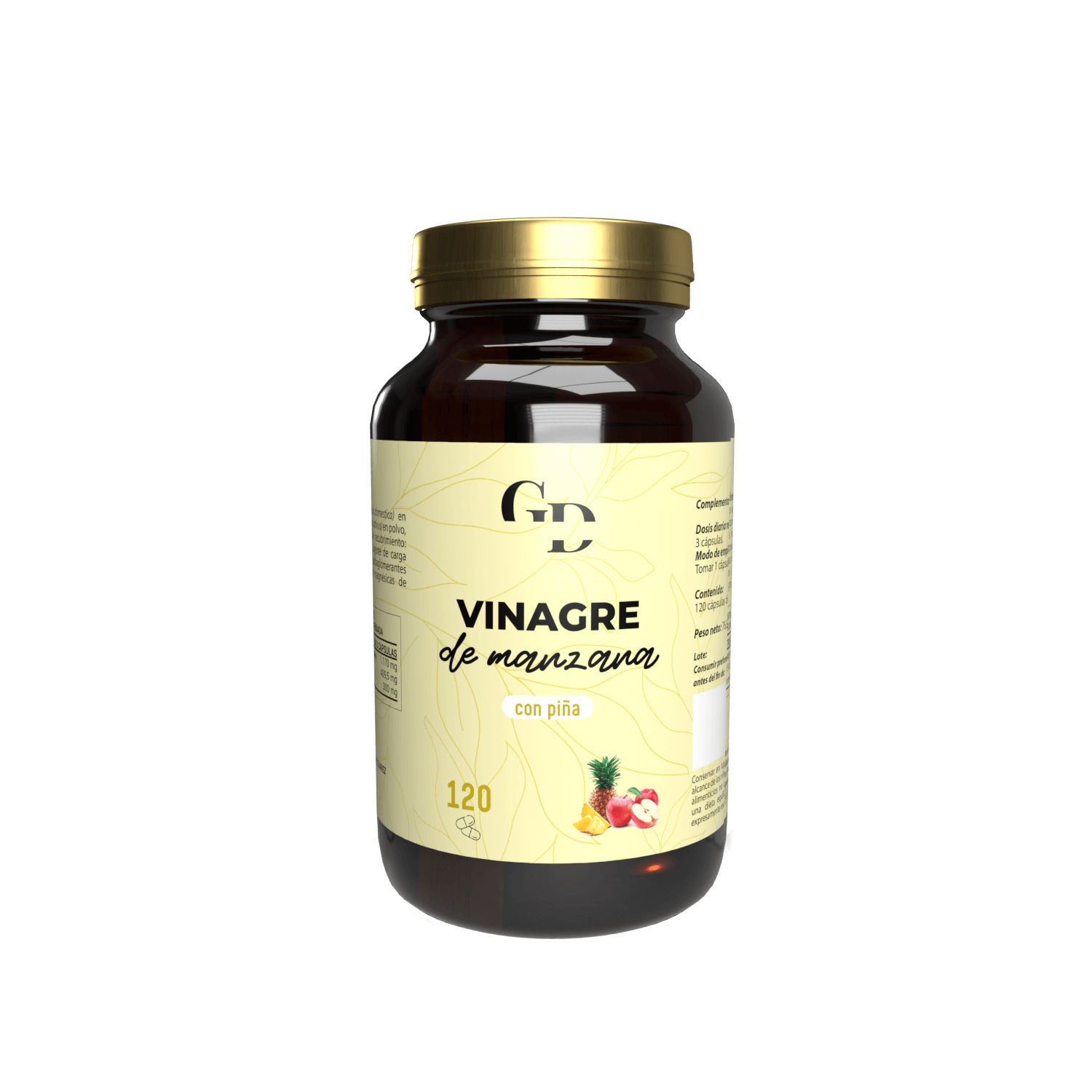 VINAGRE DE MANZANA 120 CAPSULAS