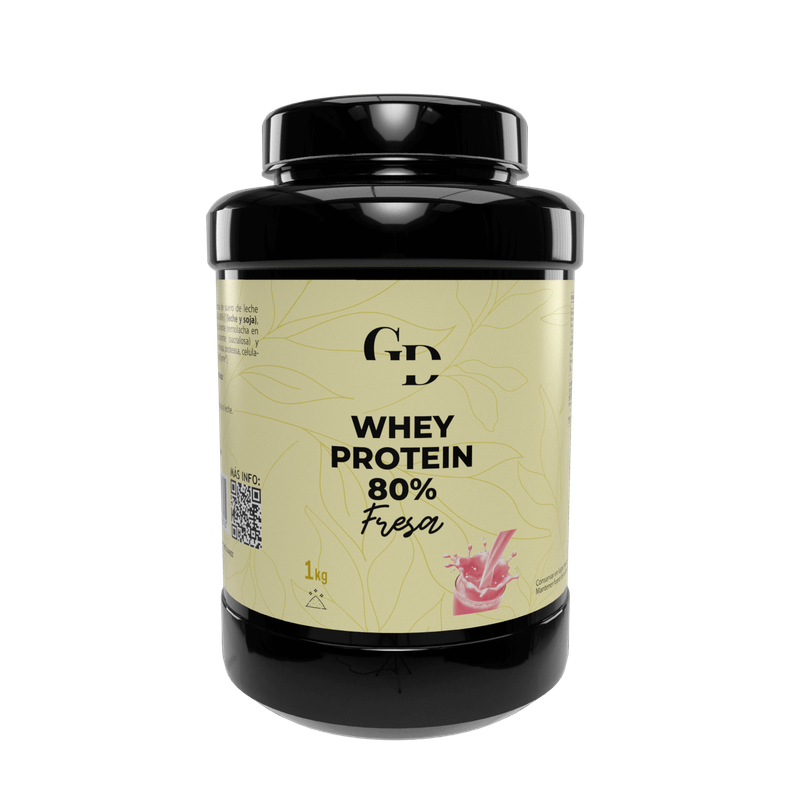 PROTEINA WHEY 80% FRESA( SOLO DISPONIBLE CANARIAS)