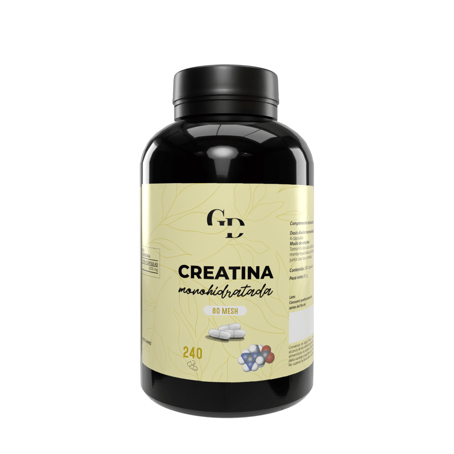 CREATINA MONOHIDRATO 240 CÁPSULAS
