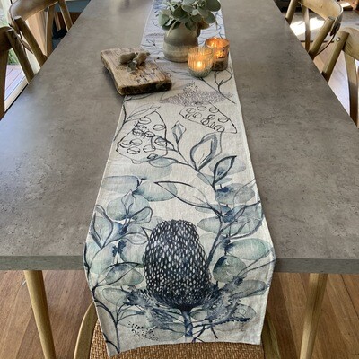 Banksia Linen Table Runner // Wholesale Only