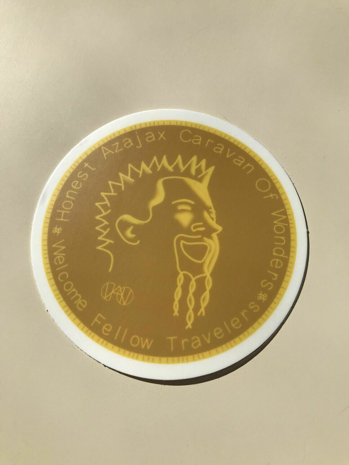 Honest Azajax Coin Sticker
