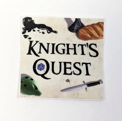 Knight's Quest: Song of the Hero Logo Sticker