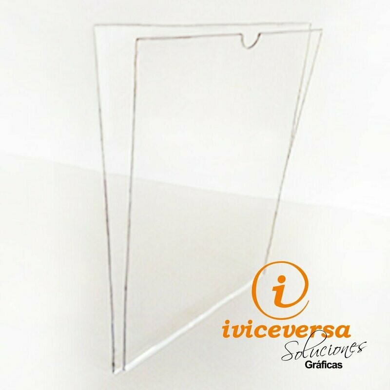 Carpeta transparente Metacrilato A4 (Cable Kit)
