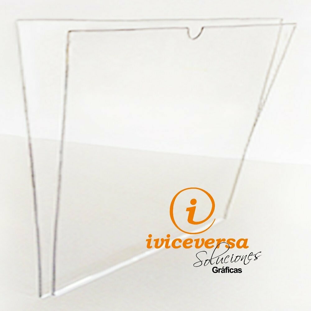 Carpeta transparente Metacrilato A3 (Cable Kit)