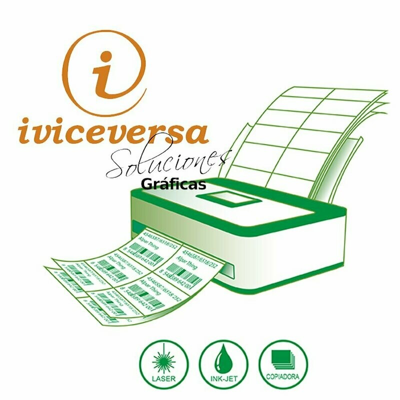 Etiquetas adhesivas A4