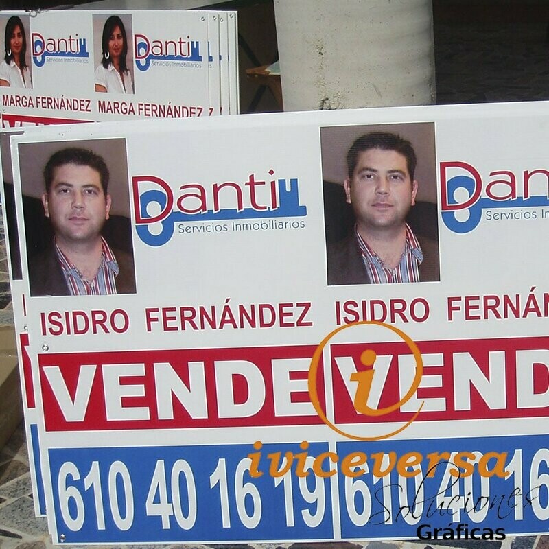 60x40 cm.  30 ud.  Carteles Polipropileno