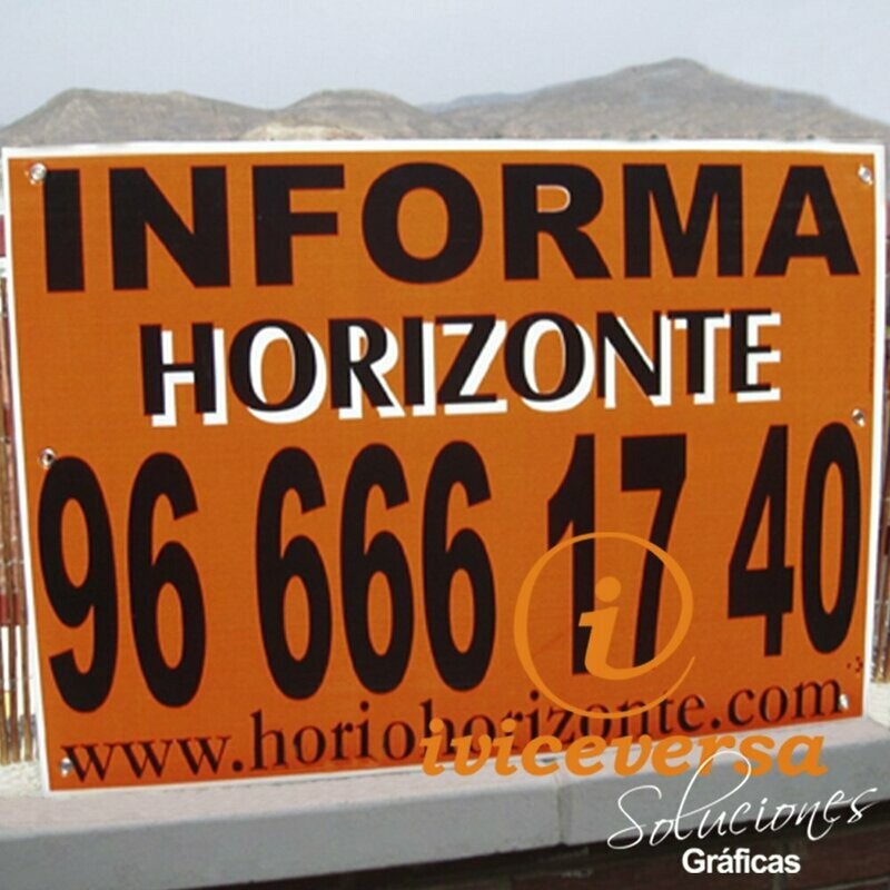 70x50 cm.   60 ud.  Carteles Polipropileno