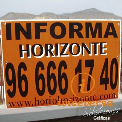 70x50 cm.   60 ud.  Carteles Polipropileno