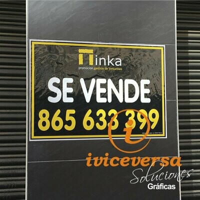 50x35 cm.  25 ud.  Carteles adhesivos
