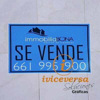 100x70 cm.  25 ud.  Carteles adhesivos